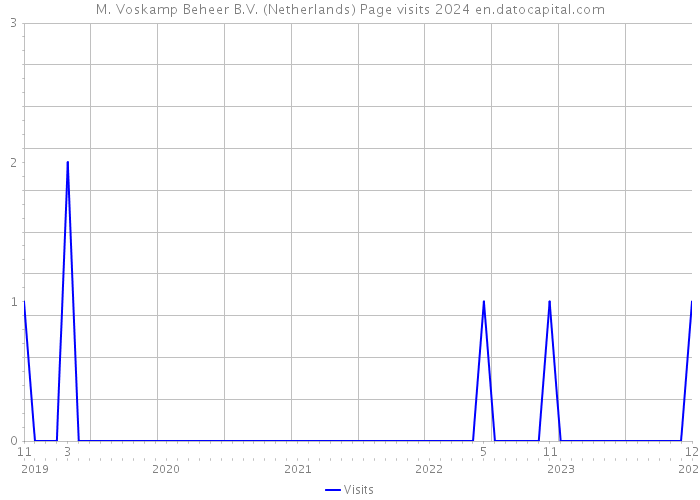 M. Voskamp Beheer B.V. (Netherlands) Page visits 2024 