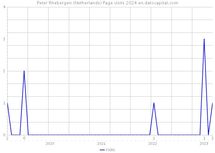 Peter Rhebergen (Netherlands) Page visits 2024 