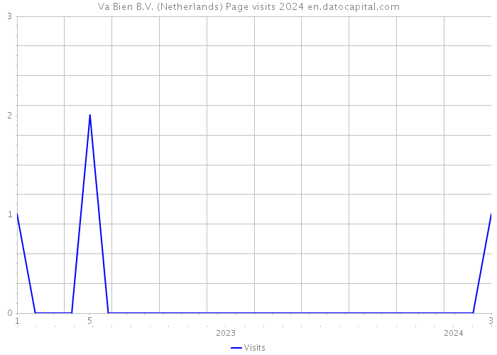 Va Bien B.V. (Netherlands) Page visits 2024 