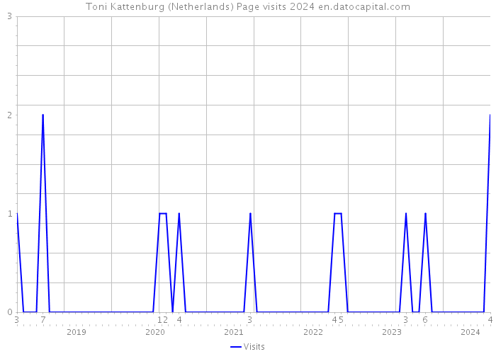Toni Kattenburg (Netherlands) Page visits 2024 