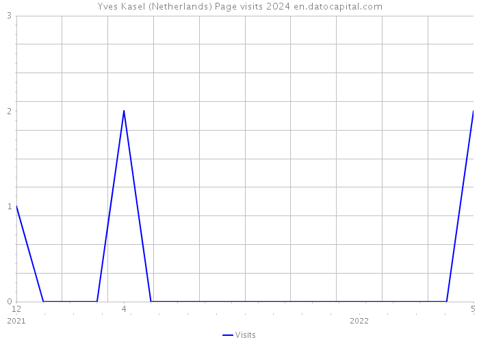 Yves Kasel (Netherlands) Page visits 2024 