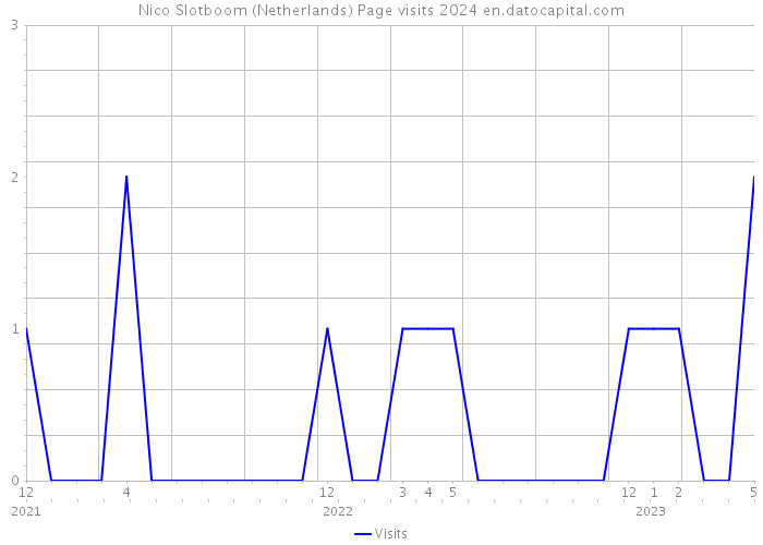 Nico Slotboom (Netherlands) Page visits 2024 