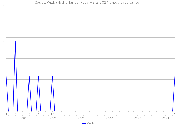 Gouda Rezk (Netherlands) Page visits 2024 