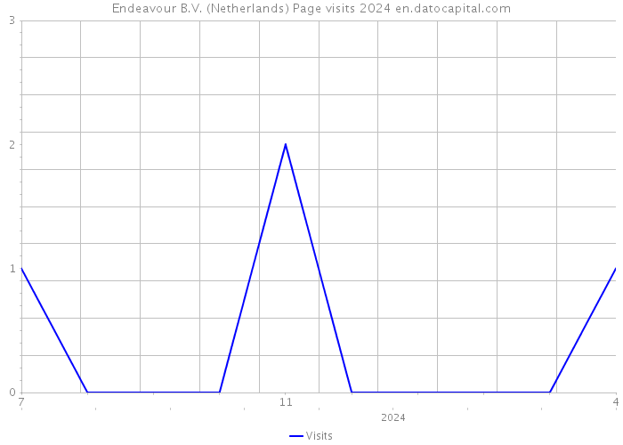 Endeavour B.V. (Netherlands) Page visits 2024 