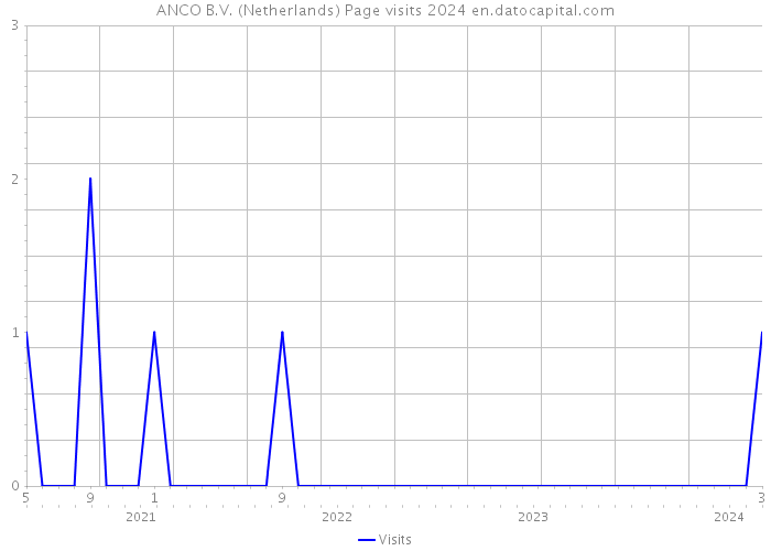 ANCO B.V. (Netherlands) Page visits 2024 