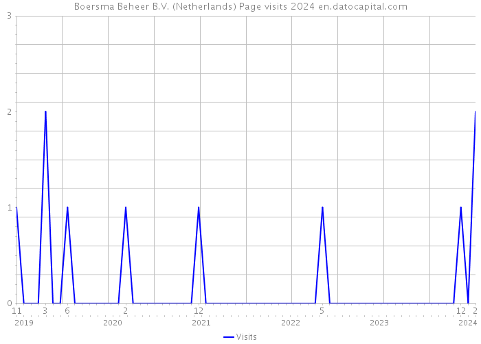Boersma Beheer B.V. (Netherlands) Page visits 2024 