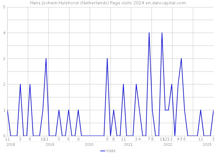 Hans Jochem Hulshorst (Netherlands) Page visits 2024 