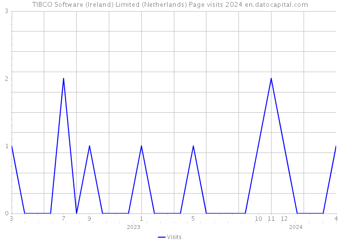 TIBCO Software (Ireland) Limited (Netherlands) Page visits 2024 