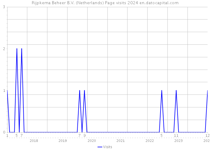 Rijpkema Beheer B.V. (Netherlands) Page visits 2024 