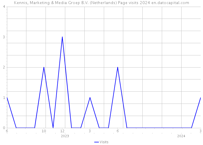 Kennis, Marketing & Media Groep B.V. (Netherlands) Page visits 2024 