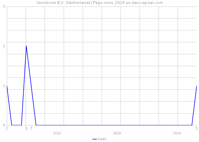 Veenbrink B.V. (Netherlands) Page visits 2024 