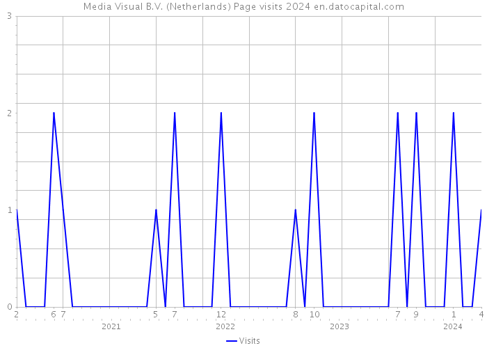 Media Visual B.V. (Netherlands) Page visits 2024 