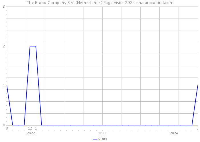 The Brand Company B.V. (Netherlands) Page visits 2024 