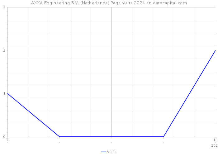 AXXA Engineering B.V. (Netherlands) Page visits 2024 