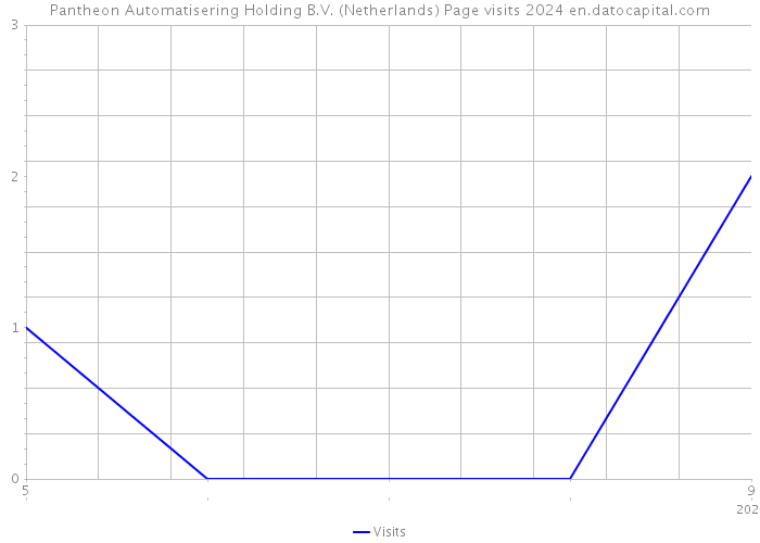 Pantheon Automatisering Holding B.V. (Netherlands) Page visits 2024 