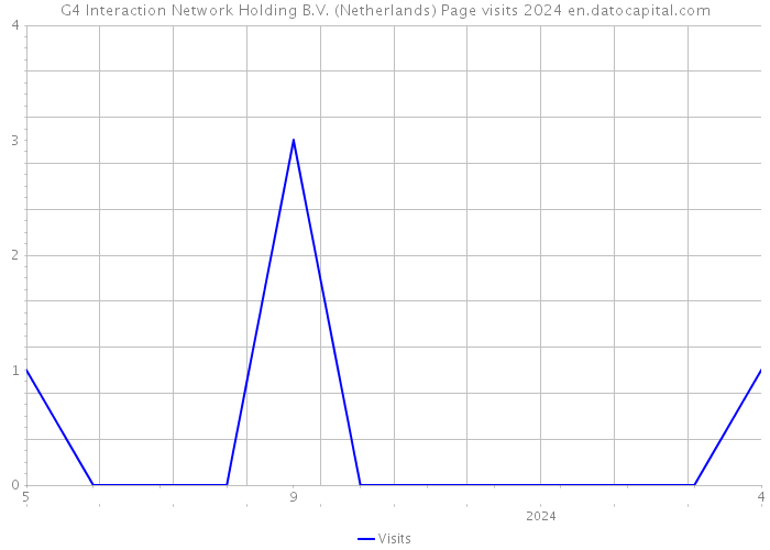 G4 Interaction Network Holding B.V. (Netherlands) Page visits 2024 