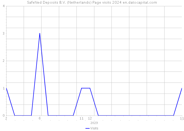 SafeNed Deposits B.V. (Netherlands) Page visits 2024 
