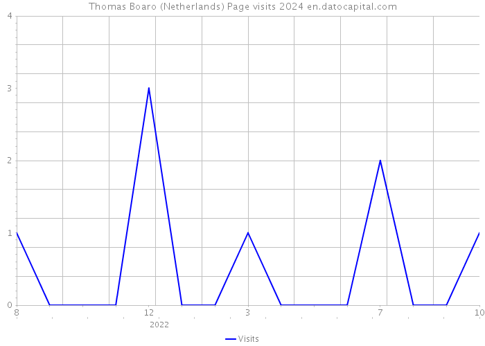 Thomas Boaro (Netherlands) Page visits 2024 