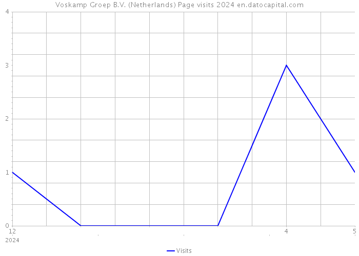 Voskamp Groep B.V. (Netherlands) Page visits 2024 