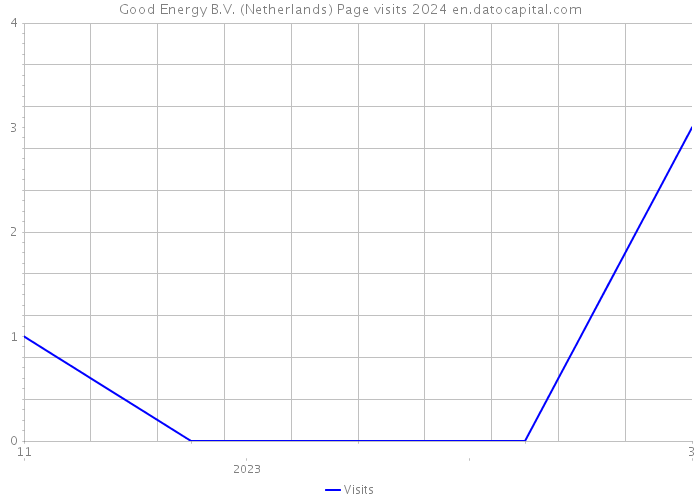 Good Energy B.V. (Netherlands) Page visits 2024 