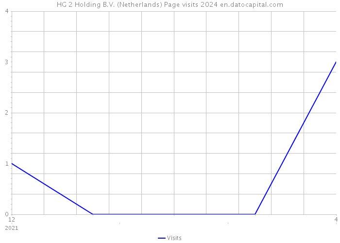 HG 2 Holding B.V. (Netherlands) Page visits 2024 