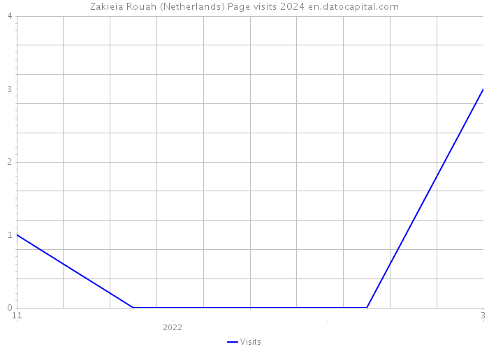 Zakieia Rouah (Netherlands) Page visits 2024 