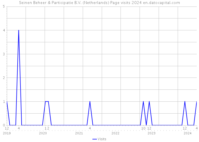 Seinen Beheer & Participatie B.V. (Netherlands) Page visits 2024 