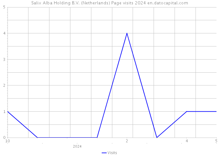 Salix Alba Holding B.V. (Netherlands) Page visits 2024 
