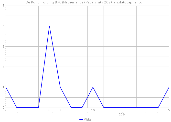 De Rond Holding B.V. (Netherlands) Page visits 2024 
