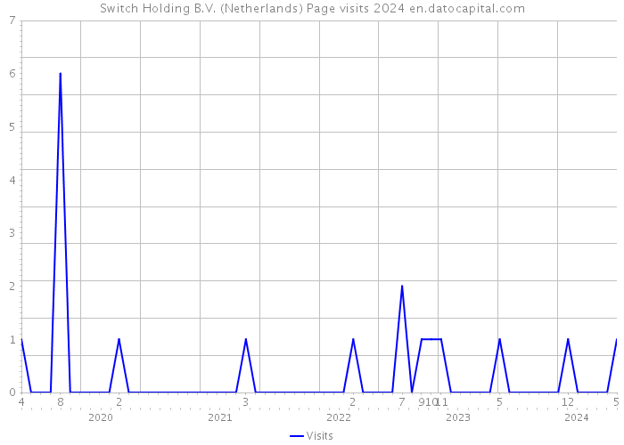 Switch Holding B.V. (Netherlands) Page visits 2024 