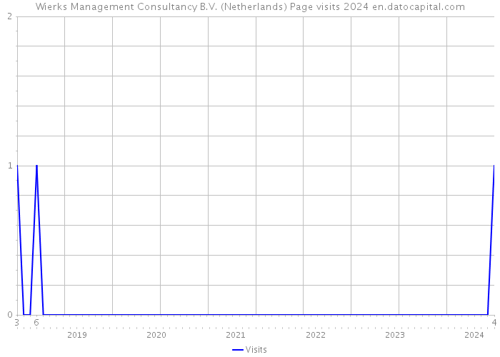 Wierks Management Consultancy B.V. (Netherlands) Page visits 2024 