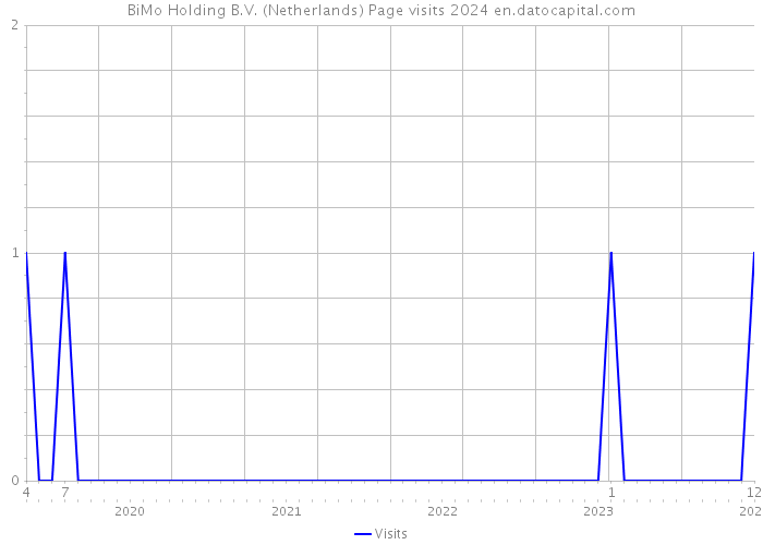 BiMo Holding B.V. (Netherlands) Page visits 2024 