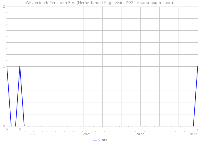 Westerbeek Pensioen B.V. (Netherlands) Page visits 2024 