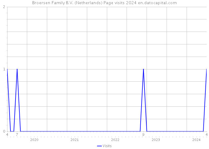 Broersen Family B.V. (Netherlands) Page visits 2024 