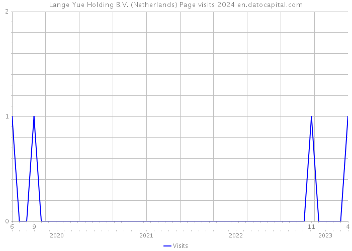 Lange Yue Holding B.V. (Netherlands) Page visits 2024 