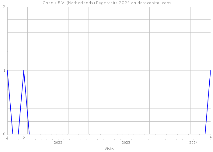 Chan's B.V. (Netherlands) Page visits 2024 