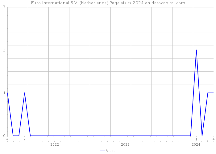 Euro International B.V. (Netherlands) Page visits 2024 
