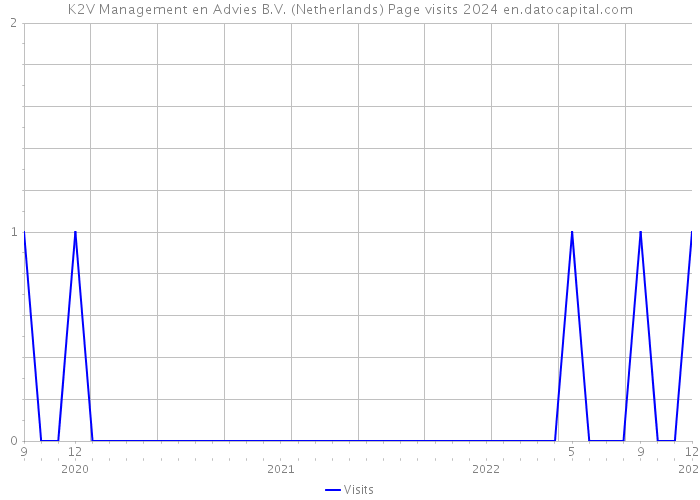 K2V Management en Advies B.V. (Netherlands) Page visits 2024 