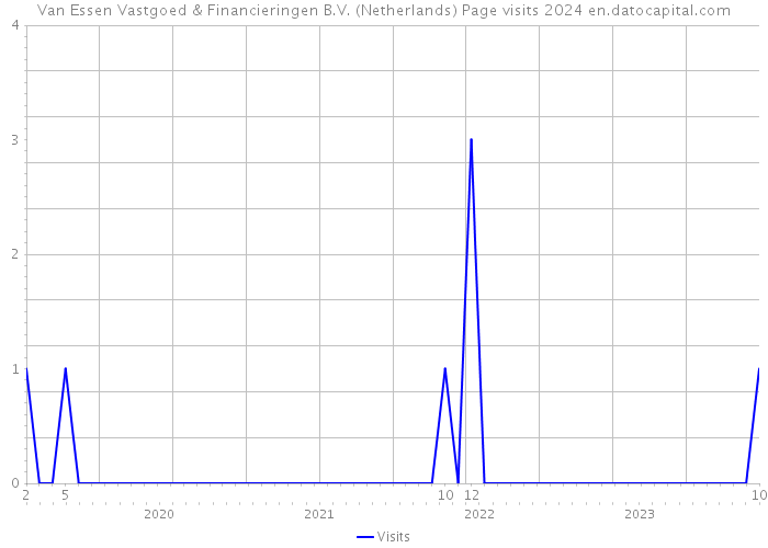 Van Essen Vastgoed & Financieringen B.V. (Netherlands) Page visits 2024 
