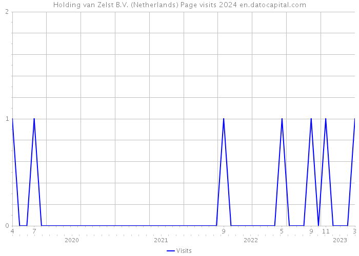 Holding van Zelst B.V. (Netherlands) Page visits 2024 