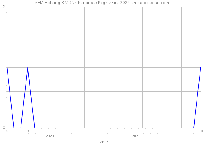 MEM Holding B.V. (Netherlands) Page visits 2024 