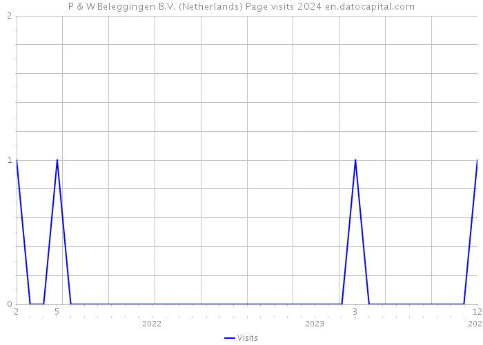 P & W Beleggingen B.V. (Netherlands) Page visits 2024 