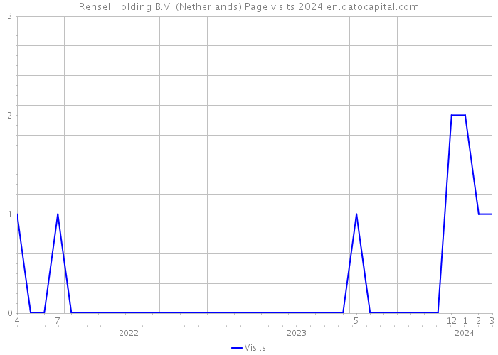 Rensel Holding B.V. (Netherlands) Page visits 2024 