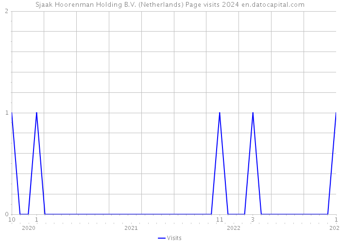 Sjaak Hoorenman Holding B.V. (Netherlands) Page visits 2024 