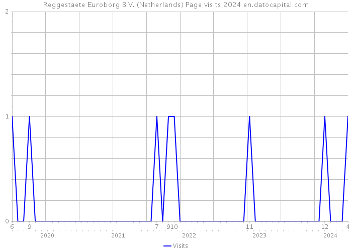 Reggestaete Euroborg B.V. (Netherlands) Page visits 2024 