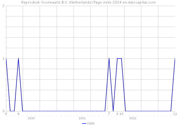 Reprodruk Voorwaarts B.V. (Netherlands) Page visits 2024 