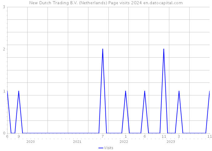 New Dutch Trading B.V. (Netherlands) Page visits 2024 