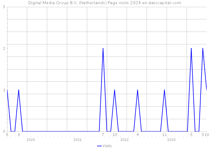 Digital Media Group B.V. (Netherlands) Page visits 2024 
