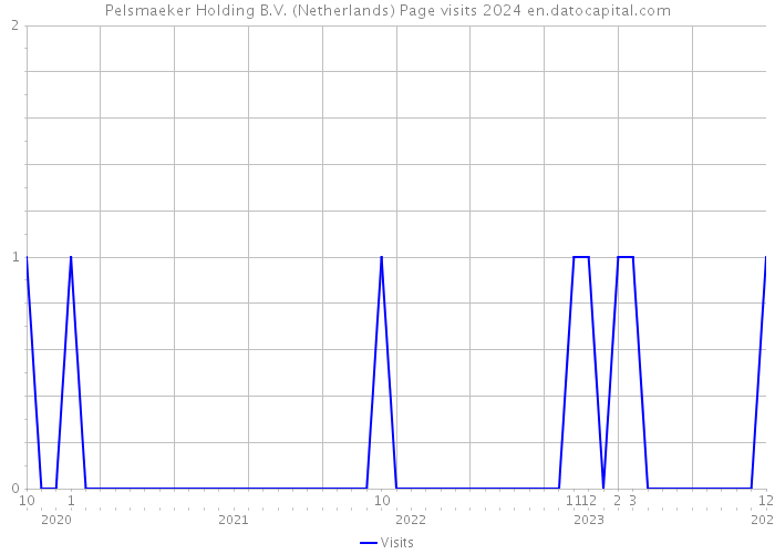 Pelsmaeker Holding B.V. (Netherlands) Page visits 2024 