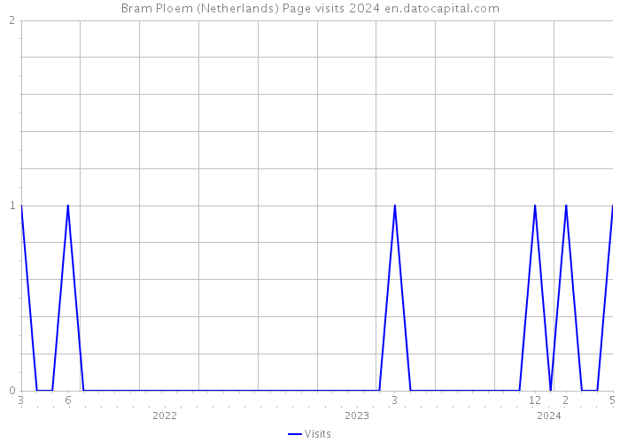 Bram Ploem (Netherlands) Page visits 2024 